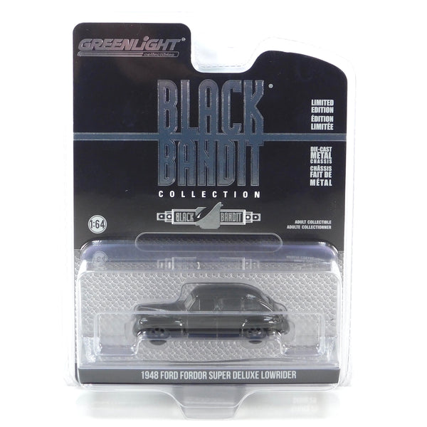 Black Bandit 28150A 1948 Ford Fordor Super Deluxe Lowrider 1:64 Diecast