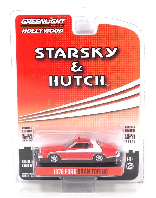 Hollywood 44780A 1976 Ford Gran Torino Starksy & Hutch 1:64 Diecast
