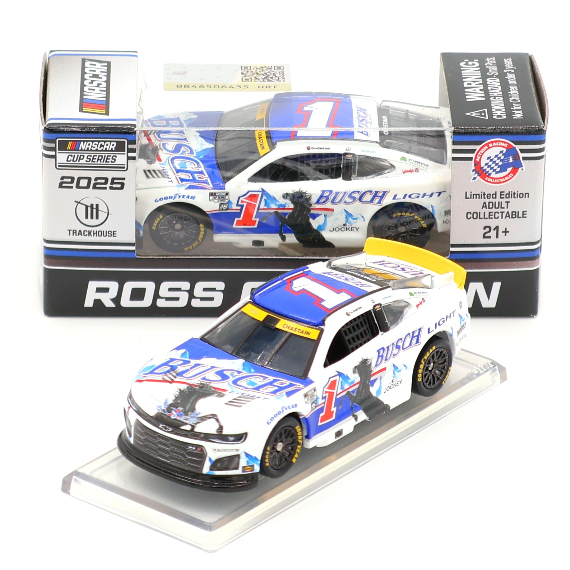 Ross Chastain 2025 Busch Light Retro 1:64 Nascar Diecast