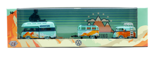 1959 Volkswagen Truck and 1960 Van M2 Machines 1:64 Scale Auto Haulers Release 85