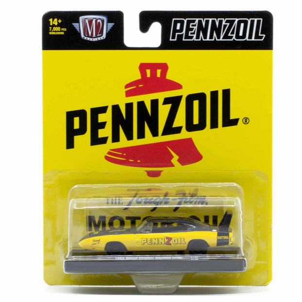 1969 Dodge Charger Daytona Pennzoil M2 Machines 1:64 Diecast Auto Drivers Release 120