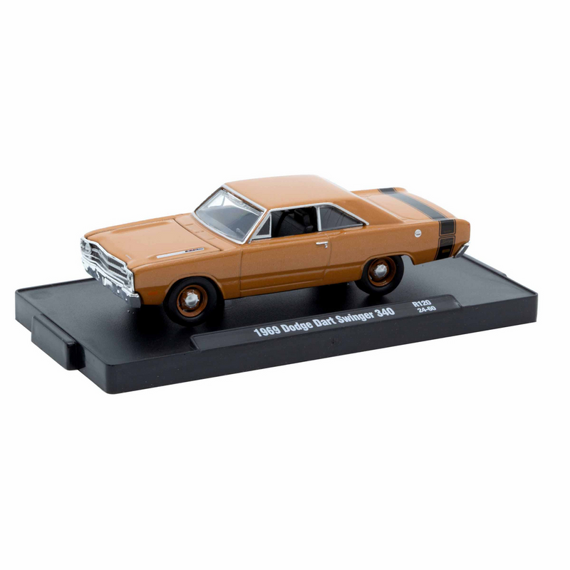 1969 Dodge Dart Swinger 340 M2 Machines 1:64 Diecast Auto Drivers Release 120