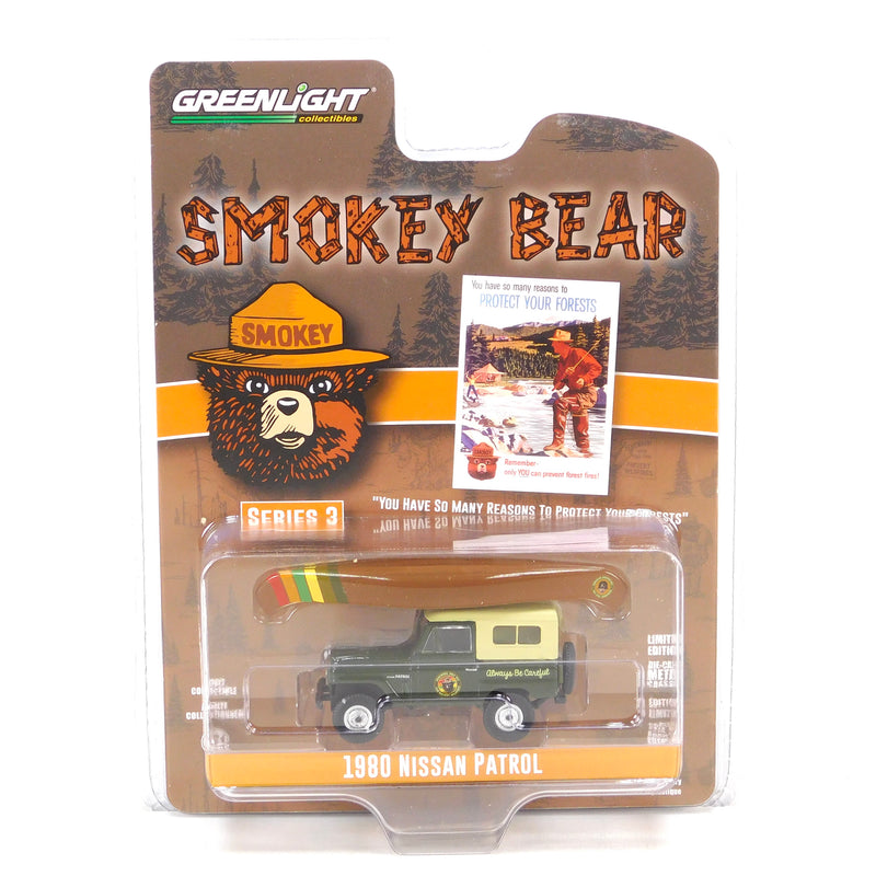 Smokey Bear 38060F 1980 Nissan Patrol 1:64 Diecast