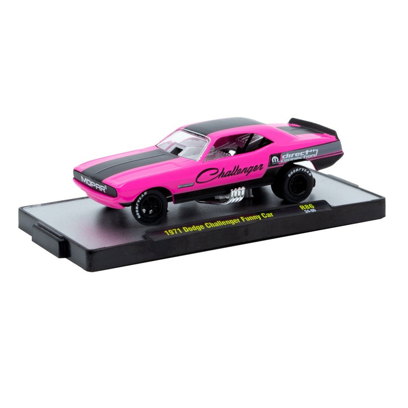 1971 Dodge Challenger Funny Car M2 Machines 1:64 Scale Detroit Muscle Release 86