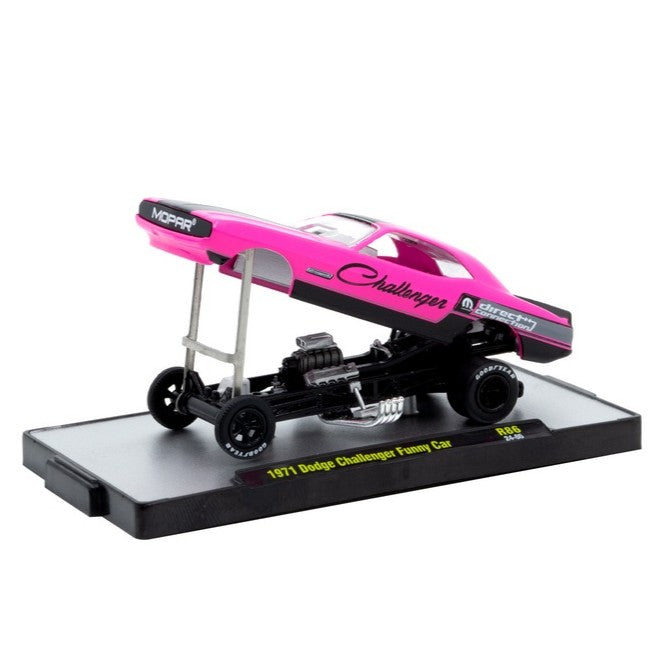 1971 Dodge Challenger Funny Car M2 Machines 1:64 Scale Detroit Muscle Release 86