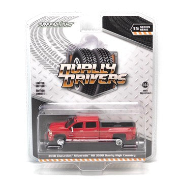 Dually Drivers 46150D 2018 Chevrolet Silverado 3500 HD Dually 1:64 Diecast