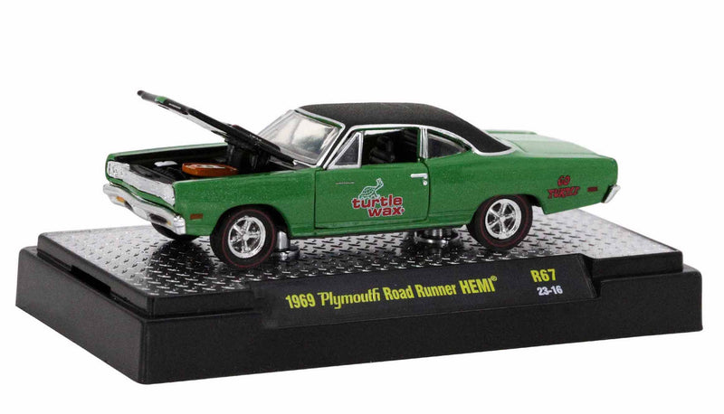 1969 Plymouth Road Runner M2 Machines 1:64 Scale Detroit Muscle Release 67