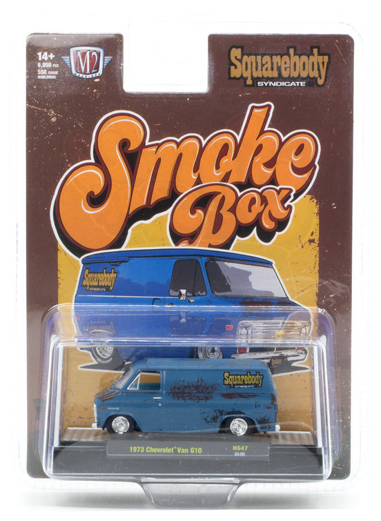 1973 Chevrolet Van Square Body Syndicate M2 Machines 1:64 Scale Hobby Special Release 31500-HS47