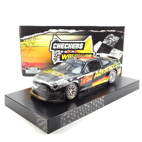 Ryan Blaney 2022 Advance Auto Parts Daytona Checkers or Wreckers 1:24 Nascar Diecast