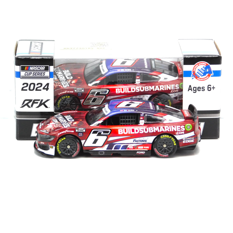 Brad Keselowski 2024 BuildSubmarines.com Salutes 1:64 Nascar Diecast