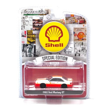 Shell Oil Special Edition 41155E 1982 Ford Mustang GT 1:64 Diecast