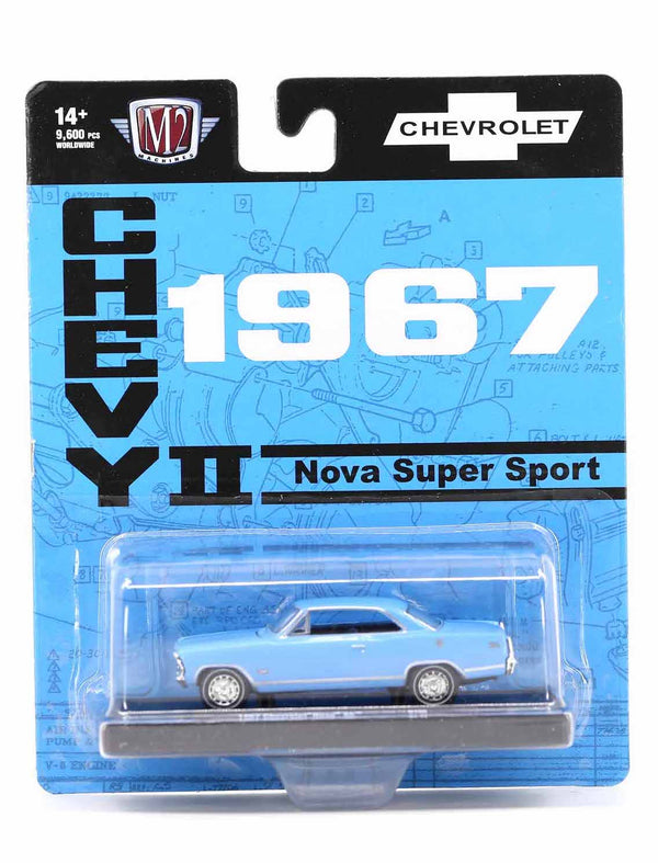 1967 Chevrolet Nova SS M2 Machines 1:64 Diecast Auto Drivers Release 108