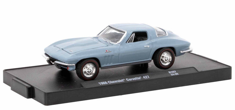 1966 Chevrolet Corvette 427 M2 Machines 1:64 Diecast Auto Drivers Release 107