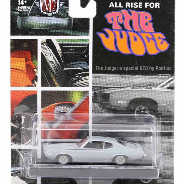 1969 '69 PONTIAC GTO JUDGE BLUE CHASE CAR M2 MACHINES GROUND
