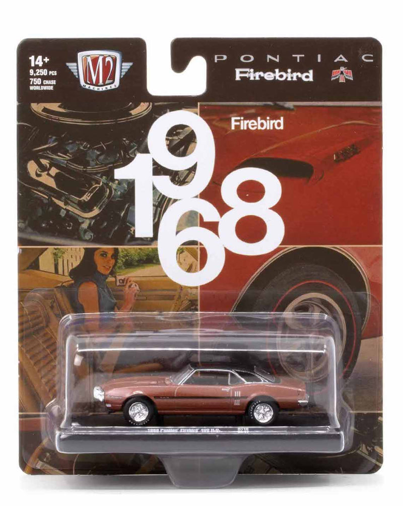 1968 Pontiac Firebird 400 H.O. M2 Machines 1:64 Diecast Auto Drivers Release 110