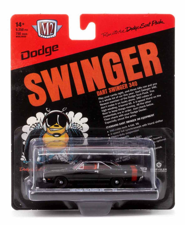 1969 Dodge Dart Swinger 340 M2 Machines 1:64 Diecast Auto Drivers Release 111