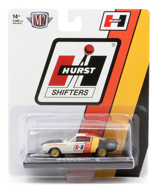 1966 Ford Mustang Fastback Hurst M2 Machines 1:64 Diecast Auto Drivers Release 112