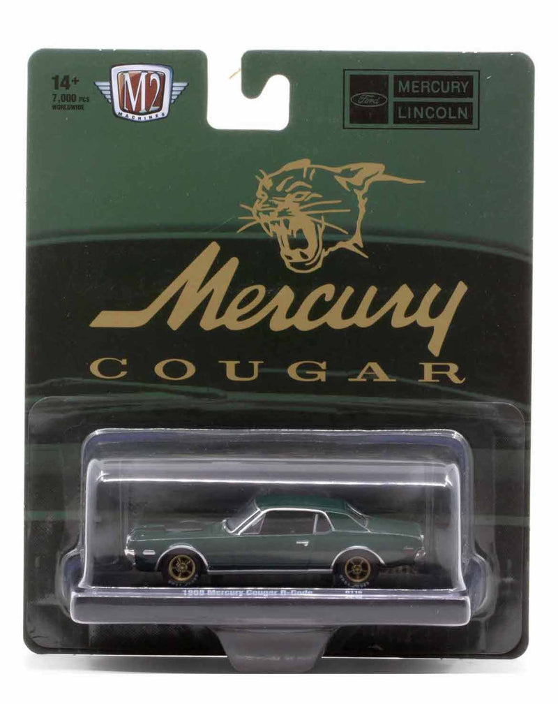 1968 Mercury Cougar R-Code M2 Machines 1:64 Diecast Auto Drivers Release 116