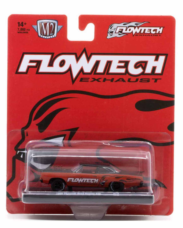 1969 Plymouth Road Runner 440 Flowtech M2 Machines 1:64 Diecast Auto Drivers Release 116