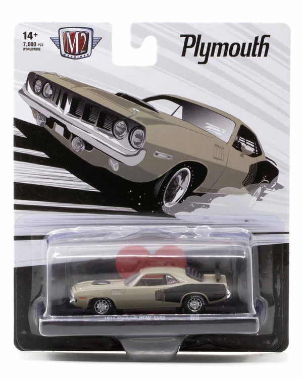 1971 Plymouth Hemi Cuda M2 Machines 1:64 Diecast Auto Drivers Release 117