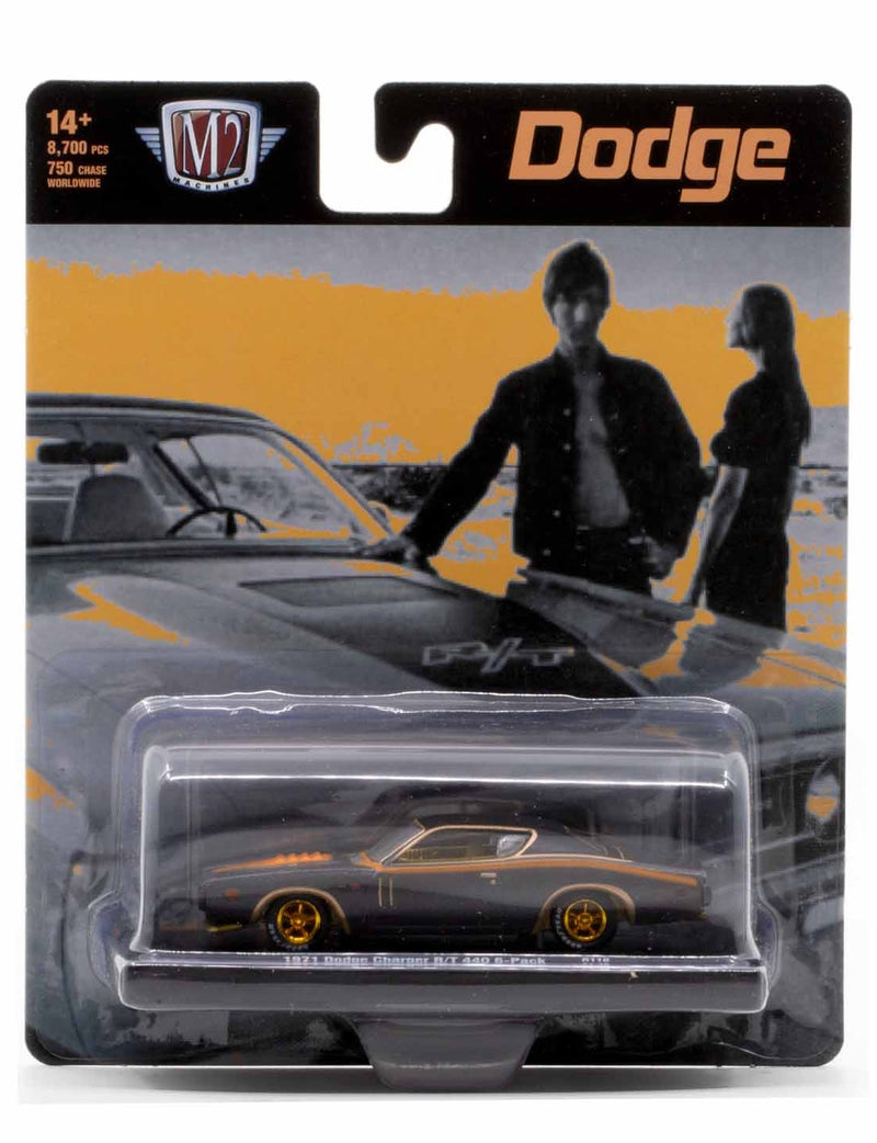 Chase 1971 Dodge Charger R/T 440 M2 Machines 1:64 Diecast Auto Drivers Release 118