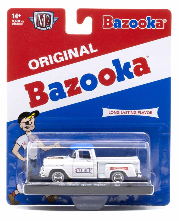 1958 Chevrolet Apache Bazooka M2 Machines 1:64 Diecast Auto Drivers Release 119