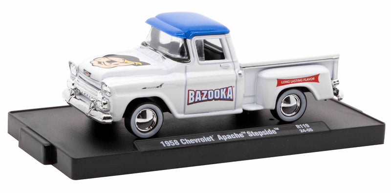 1958 Chevrolet Apache Bazooka M2 Machines 1:64 Diecast Auto Drivers Release 119