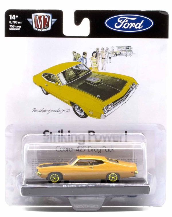 Chase 1970 Ford Torino Cobra M2 Machines 1:64 Diecast Auto Drivers Release 119