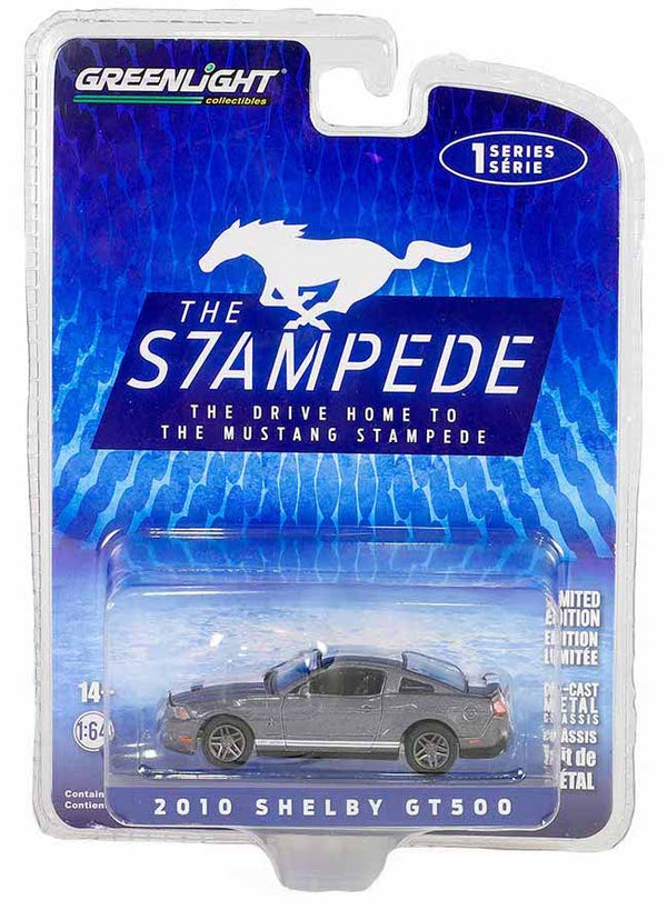 The Drive Home to the Mustang Stampede 13340-D 2010 Shelby GT500 1:64 Diecast