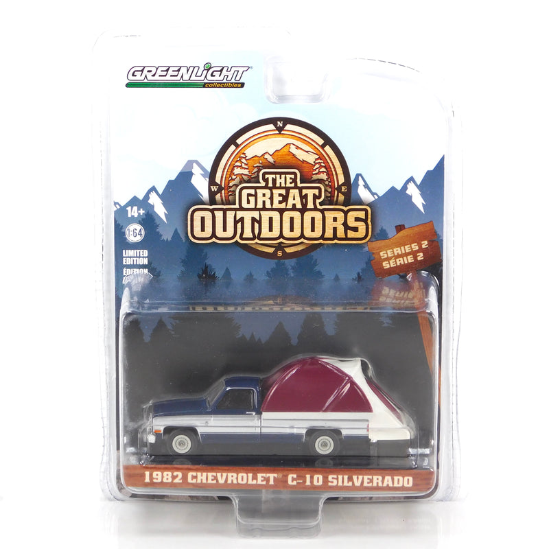 The Great Outdoors 38030D 1982 Chevrolet C-10 Silverado 1:64 Diecast