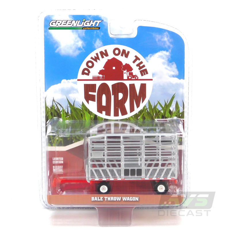 Down on the Farm 48090F Bale Throw Wagon 1:64 Diecast