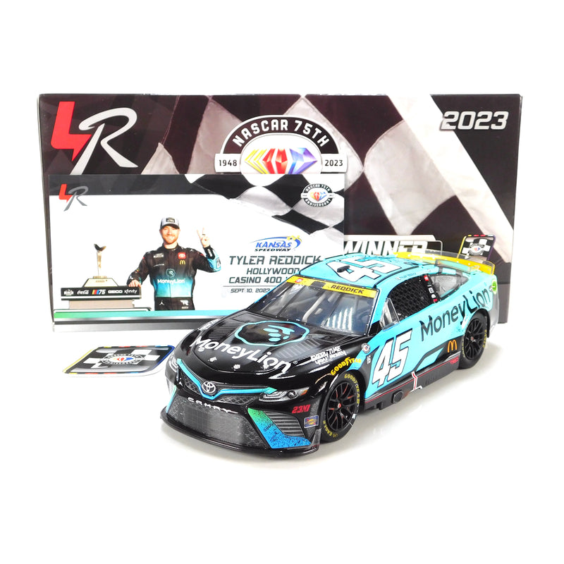 Tyler Reddick 2023 Moneylion Kansas Win 1:24 Nascar Diecast