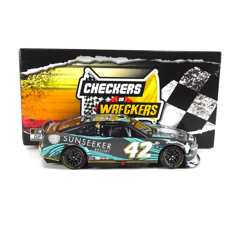 Noah Gragson 2023 Sunseekers Resort North Wilkesboro Checkers or Wreckers 1:24 Nascar Diecast