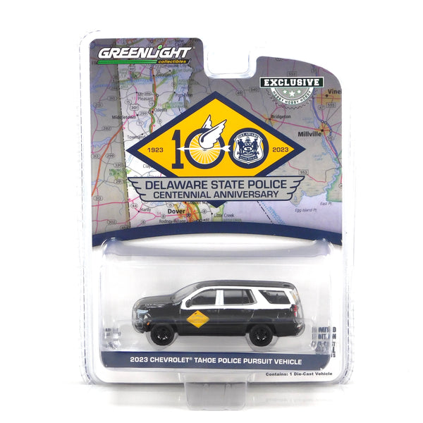 Hobby Exclusive 30487 2023 Chevrolet Tahoe PPV Delaware State Police 1:64 Diecast