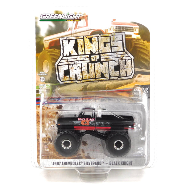 Kings of Crunch 49150C 1987 Chevrolet Silverado Black Knight 1:64 Diecast