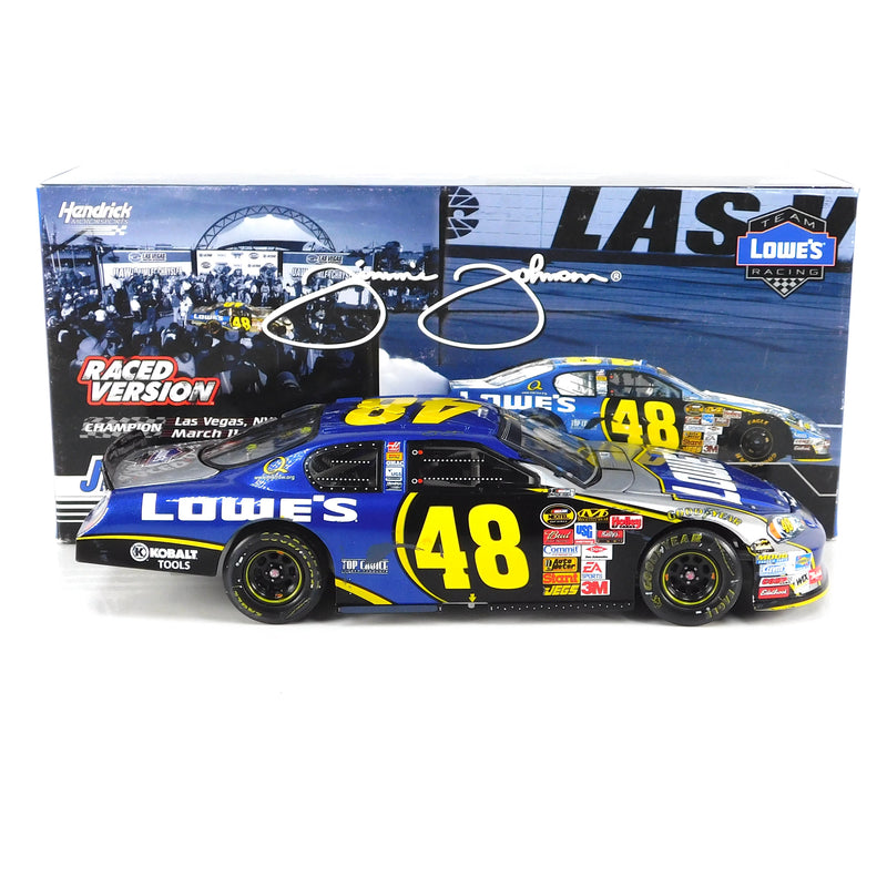 *Pre-Owned* Jimmie Johnson 2007 Lowe's Las Vegas Win 1:24 Nascar Diecast