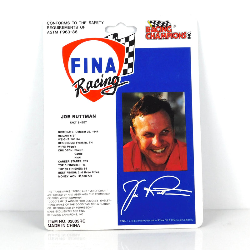 *Pre-Owned* Joe Ruttman 1993 Fina Racing Racing Champions 1:64 Nascar Diecast