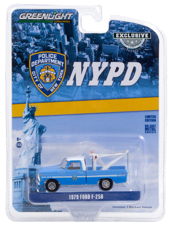Hobby Exclusive 30224 1979 Ford F-250 Tow Truck NYPD 1:64 Diecast