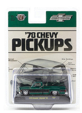 1978 Chevrolet Silverado 30 M2 Machines 1:64 Scale Hobby Special Release 31500-HS48