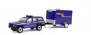 2001 Jeep Cherokee New York State Police 1:64 Diecast Hot Pursuit Hitch & Tow