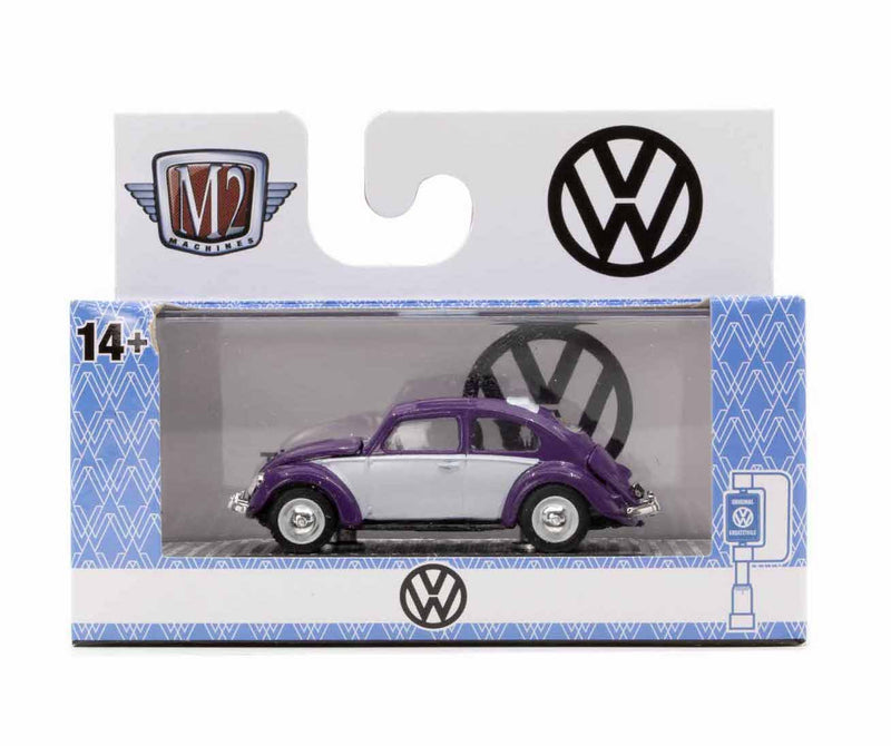 1956 Volkswagen Beetle Deluxe USA Model M2 Machines 1:64 Scale Auto-Thentics Release 88