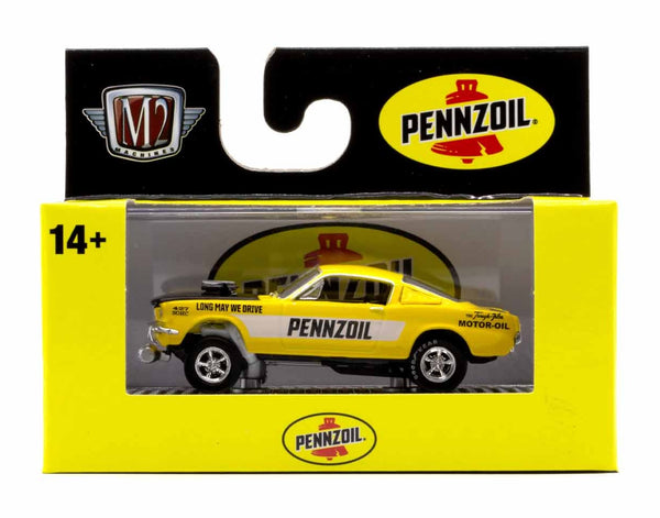 1966 Ford Mustang Pennzoil M2 Machines 1:64 Scale Auto-Thentics Release 94