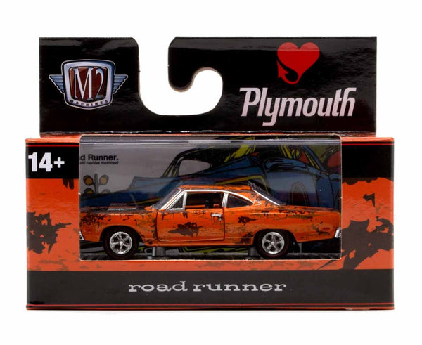 1969 Plymouth Road Runner M2 Machines 1:64 Scale Auto-Thentics Release 94