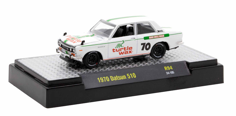 1970 Datsun 510 Turtle Wax M2 Machines 1:64 Scale Auto-Thentics Release 94