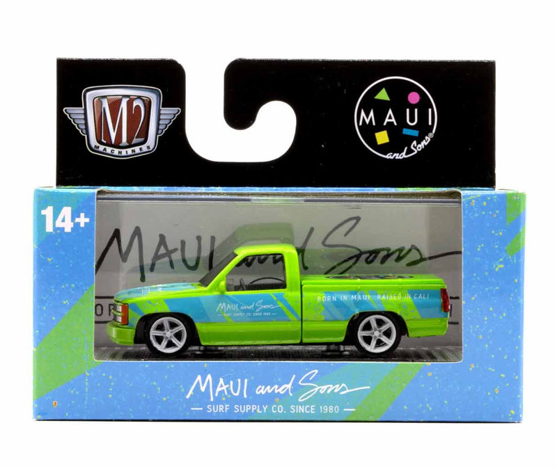 1990 Chevrolet C1500 Maui and Sons M2 Machines 1:64 Scale Auto-Thentics Release 95