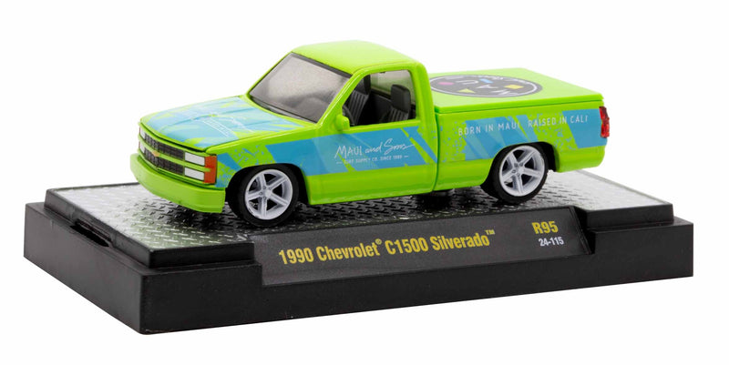 1990 Chevrolet C1500 Maui and Sons M2 Machines 1:64 Scale Auto-Thentics Release 95