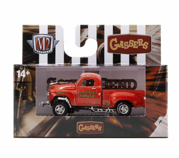 1950 Studebaker 2R Truck Gasser M2 Machines 1:64 Scale Detroit Muscle Release 76