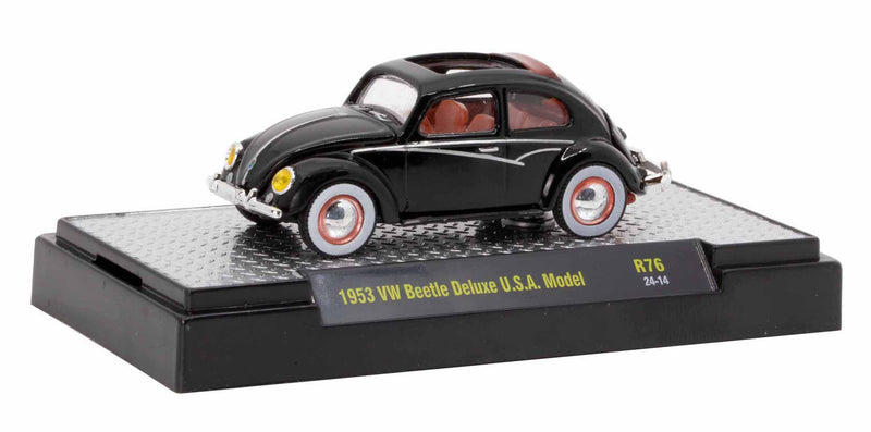 1953 Volkswagen Beetle Deluxe USA Model M2 Machines 1:64 Scale Detroit Muscle Release 76