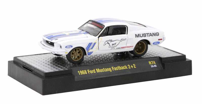 1968 Ford Mustang Fastback 2+2 M2 Machines 1:64 Scale Detroit Muscle Release 74