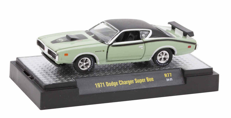1971 Dodge Charger Super Bee M2 Machines 1:64 Scale Detroit Muscle Release 77